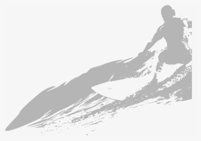 Surfboard Silhouette - Snow - Snow, HD Png Download, Free Download