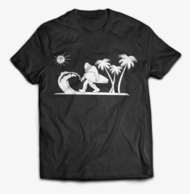 Mockup Bigfoot Silhouette - T-shirt, HD Png Download, Free Download
