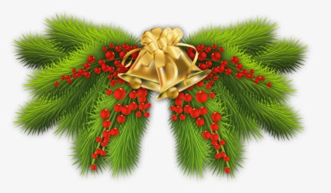 Transparent Pine Boughs Clipart - Christmas Decoration Items Png, Png Download, Free Download