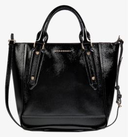 Burberry London Black Textured Leather Medium Somerford - Tote Red Png Myfashionwants, Transparent Png, Free Download
