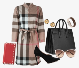 Burberry Work Style - Robe Longue Burberry Femme, HD Png Download, Free Download