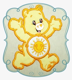 Sunshine Cuddle Bear - Machine Embroidery Patch Work, HD Png Download, Free Download
