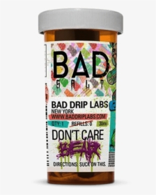 Bad Drips Dont Care Bear Nic Salt - Bee, HD Png Download, Free Download