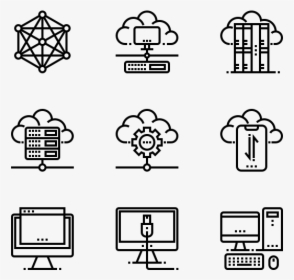 Computer And Network - Portfolio Vector, HD Png Download, Free Download