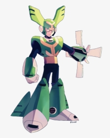 I"m Sorry I Have An Art Block But I Wanted To Do - Mega Man Tornado Man, HD Png Download, Free Download