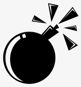 Bomb Panda Free Images - Bomb Black And White, HD Png Download, Free Download