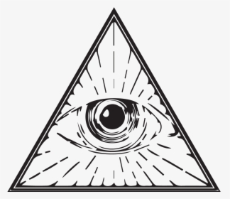 Eye Of Providence Illuminati Drawing Clip Art - Eye Of Providence Png, Transparent Png, Free Download