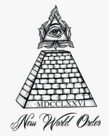 Transparent Triangle Eye Png - All Seeing Eye Pyramid Tattoo Designs, Png Download, Free Download