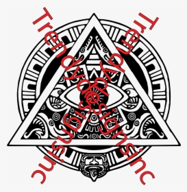 Transparent Triangle Eye Png - Tatuajes Mayas, Png Download, Free Download