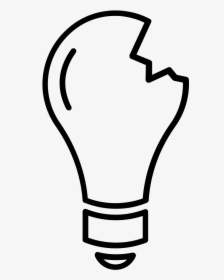 Iot Drives Strategic Diversification, Growth & Differentiation - Broken Light Bulb Drawing, HD Png Download, Free Download
