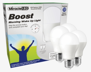 Miracle Led Boost Morning Wake Up Led Light Bulb, - Vitamin D Light Bulb, HD Png Download, Free Download