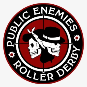 Public Enemies Fountain City Roller Derby - Emblem, HD Png Download, Free Download