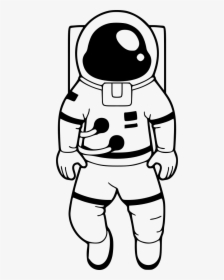 Smiling Astronaut Clip Arts Astronaut Clip Art Black And White Hd Png Download Kindpng