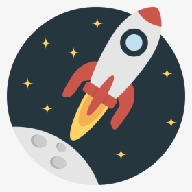 Rocket Flat Icon Png, Transparent Png, Free Download