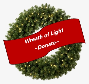 Christmas Png Wreath Wreath Of Light Denver Youth For - Transparent Background Christmas Wreath Png, Png Download, Free Download