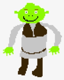 Png Pixel Art Of Shrek Clipart , Png Download - Shrek Clipart, Transparent Png, Free Download