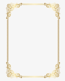 High Quality Images, Borders And Frames, Decorative - Gold Border Transparent Background, HD Png Download, Free Download