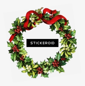Christmas Wreath - Christmas Wallpaper Tumblr Iphone 6, HD Png Download, Free Download