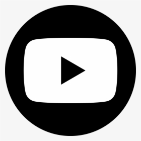 Youtube Dark Circle Youtube Button Black And White Hd Png Download Kindpng