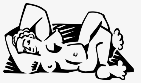 Vector Illustration Of Picasso Inspired Female Nude, HD Png Download, Free Download
