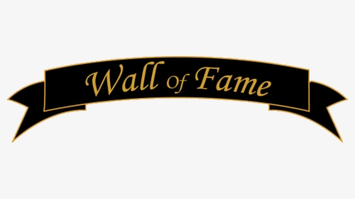 Black And Gold Banner Png , Png Download - Wall Of Fame Banner, Transparent Png, Free Download
