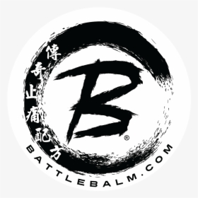Battle Balm Logo Enzo Black Text - Circle, HD Png Download, Free Download
