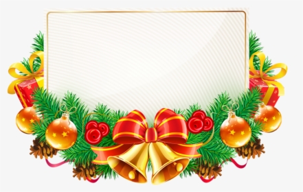 Transparent Christmas Frames Clipart - Transparent Background Christmas Frames, HD Png Download, Free Download