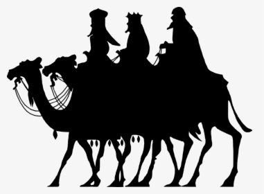 Three Wise Men, Silhouette, Christ, Birth, Christmas - Wise Men, HD Png Download, Free Download