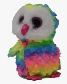 Beanie Owls Owen Rainbow - Owl Ty Png, Transparent Png, Free Download