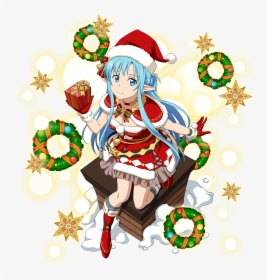 Asuna Christmas 2 ~5 Star - Sword Art Online Memory Defrag Christmas, HD Png Download, Free Download