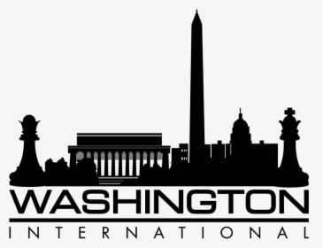Washington Dc Skyline Silhouette Png, Transparent Png, Free Download