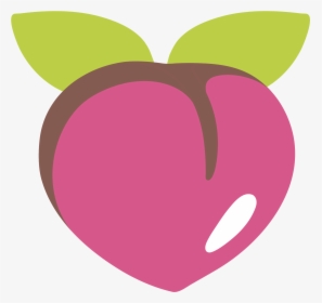 Transparent Peach Clip Art - Purple Peach Emoji, HD Png Download, Free Download