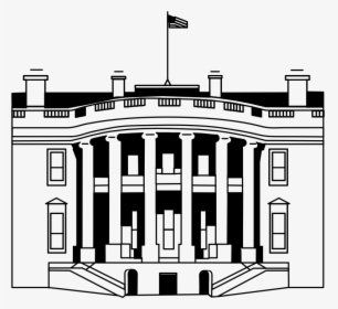 White House Clipart Black And White, HD Png Download, Free Download
