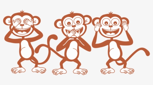 Father Of The Nation Mahatma Gandhi Through His 3 Wise - Three Wise Monkeys Gandhiji, HD Png Download, Free Download