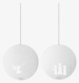 December Tales Ornaments, Angel And The 3 Wise Men, - Circle, HD Png Download, Free Download