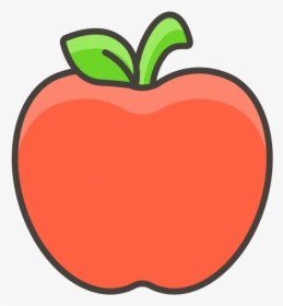Red Apple Emoji Icon - Red Apple Svg, HD Png Download, Free Download