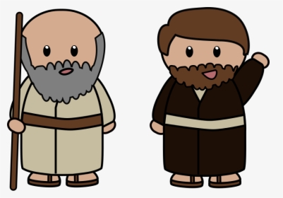 Disciple Face Cliparts - Peter The Apostle Cartoon, HD Png Download, Free Download