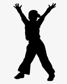 Silhouette Hip-hop Dance - Hip Hop Boy Dancer Silhouette, HD Png Download, Free Download