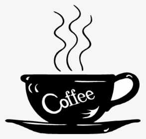 Coffee Coffee Clipart Black And White Lckdabi Around - Clip Art Cup Of Coffee, HD Png Download, Free Download