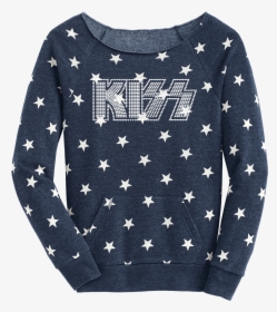 Bling Patriotic Stars Slouchy Fleece - Sweater, HD Png Download, Free Download