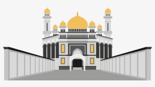 Mosque-vector - Masjid Vector Png, Transparent Png, Free Download