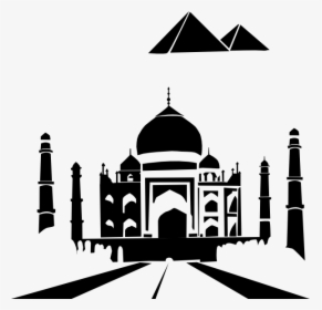 Mosque Arabic Icon - Taj Mahal Clipart Png, Transparent Png, Free Download