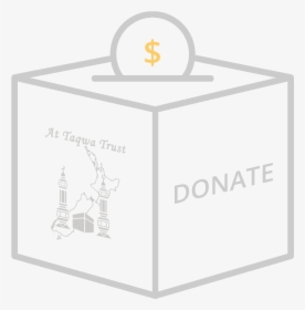 Donate To The Masjid - Outline Of Ka Bah, HD Png Download, Free Download
