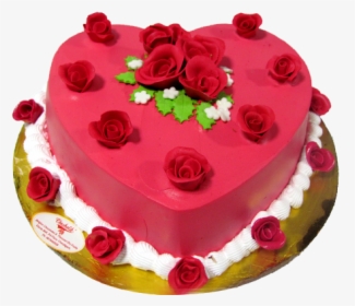 Cake/red Rose Love Cake - Heart Shape Love Cake, HD Png Download, Free Download