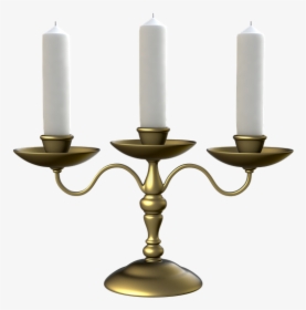 Candlestick For Three Candles, Transparent Background - Candlestick Png, Png Download, Free Download