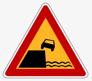 Flying Rocks Road Sign, HD Png Download, Free Download