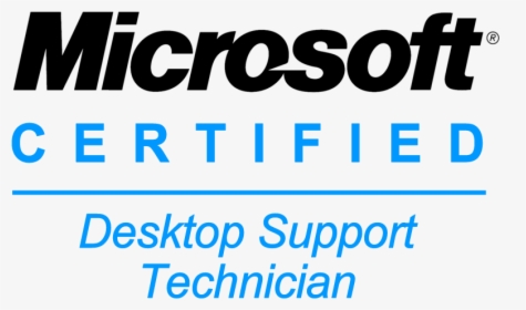 Mcdst Logo - Microsoft Desktop Support Technician Logo, HD Png Download, Free Download