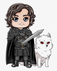 Jon Snow Clipart Cute - Game Of Thrones Chibi, HD Png Download, Free Download