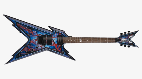 Dean Guitars Razorback Db Floyd Dna Spatter - Dean Dimebag Razorback, HD Png Download, Free Download