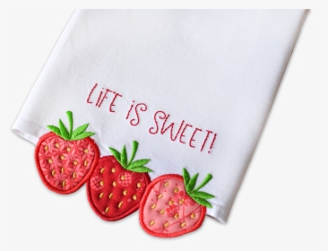 Life Is Sweet Tea Towel - Strawberry, HD Png Download, Free Download